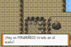 Poké Muñeco encontrado en el suelo de la planta inferior de Union Cave